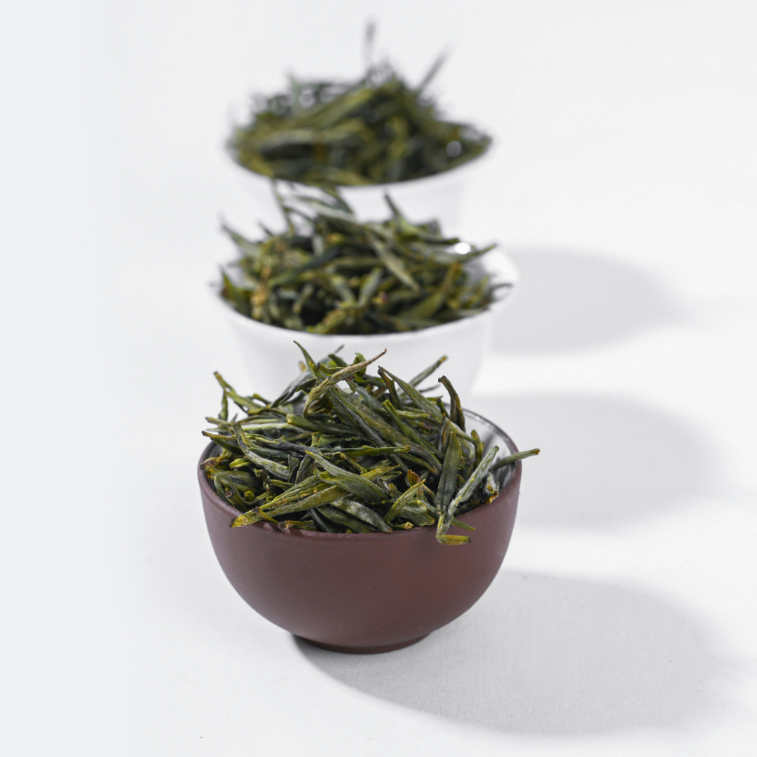 乾燥した茶葉の写真